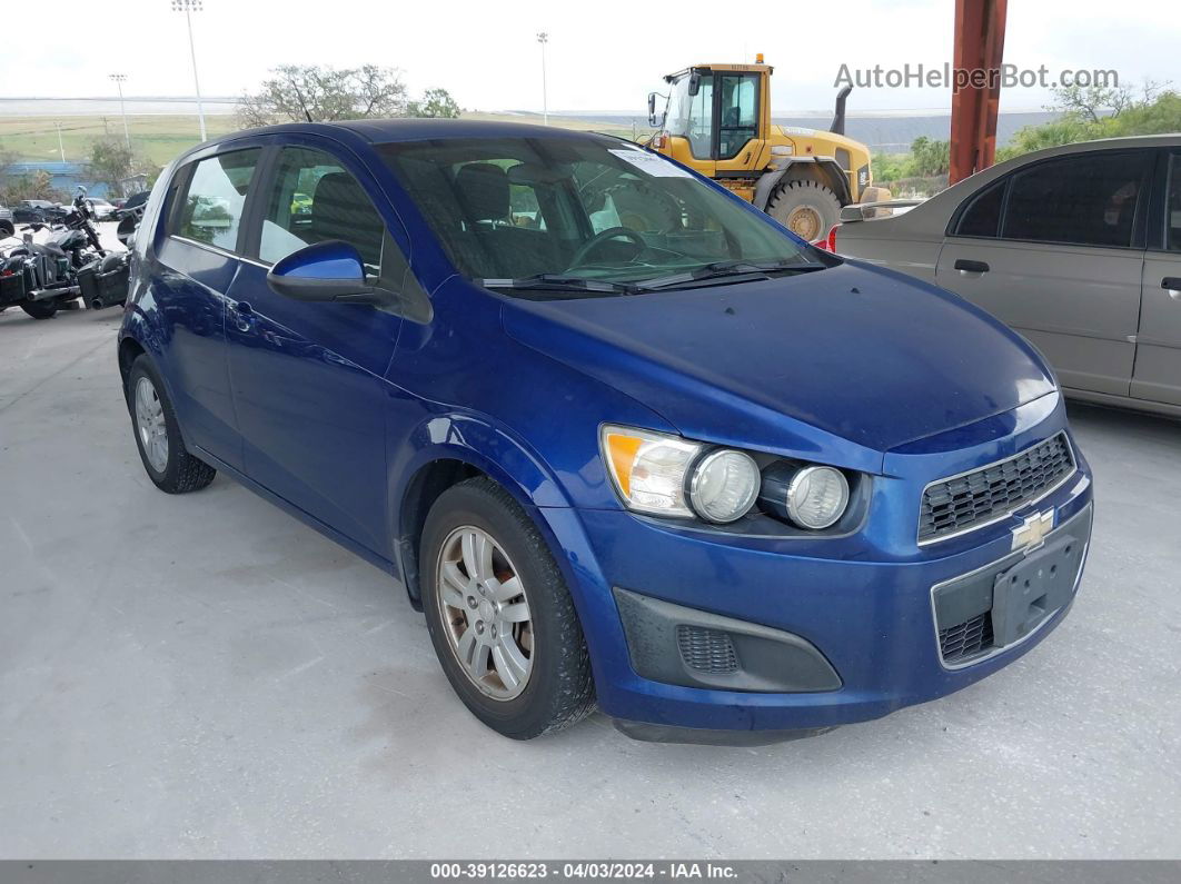 2013 Chevrolet Sonic Lt Auto Blue vin: 1G1JC6SH2D4250185