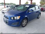 2013 Chevrolet Sonic Lt Auto Blue vin: 1G1JC6SH2D4250185