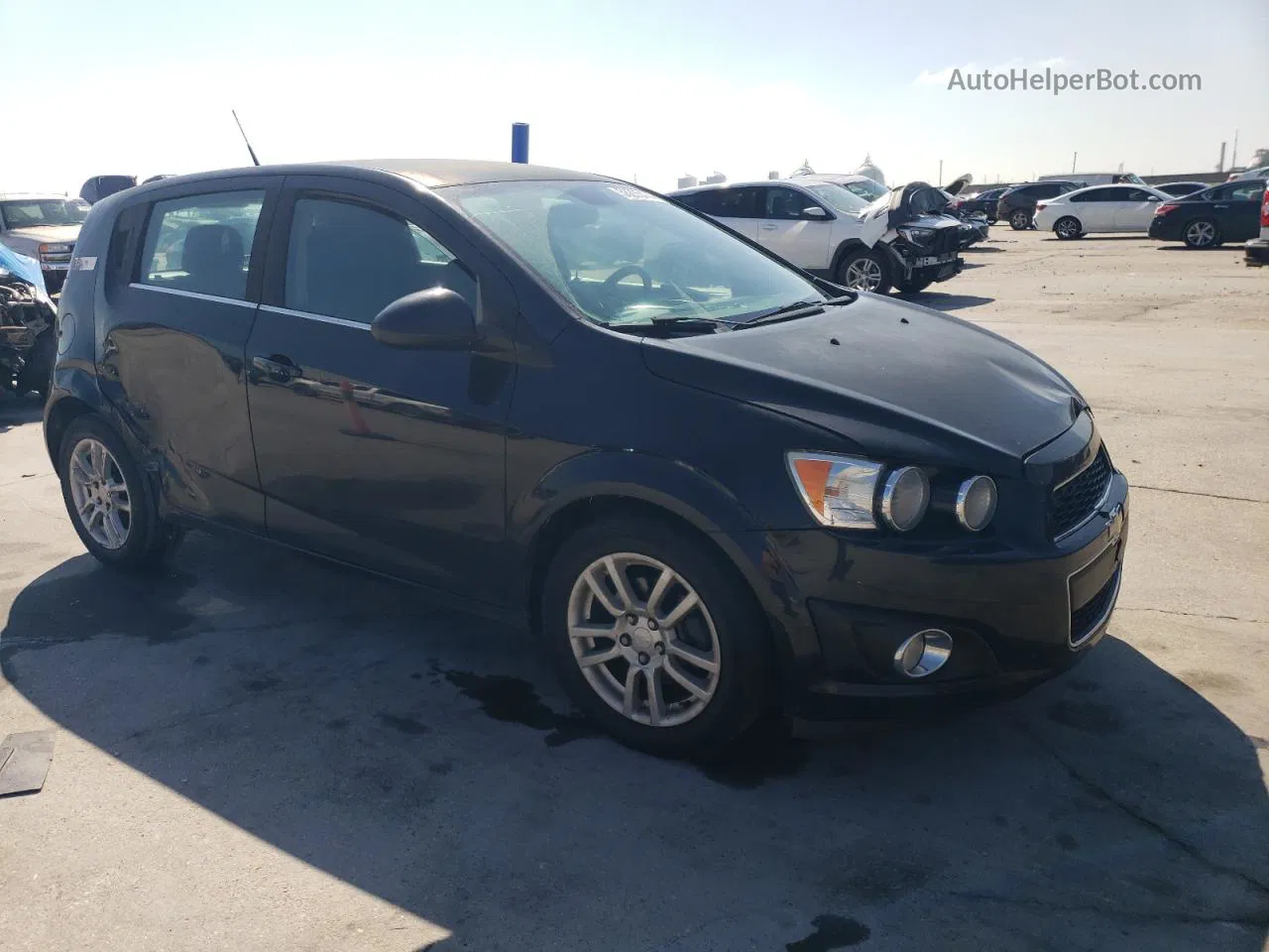 2013 Chevrolet Sonic Lt Black vin: 1G1JC6SH3D4170975