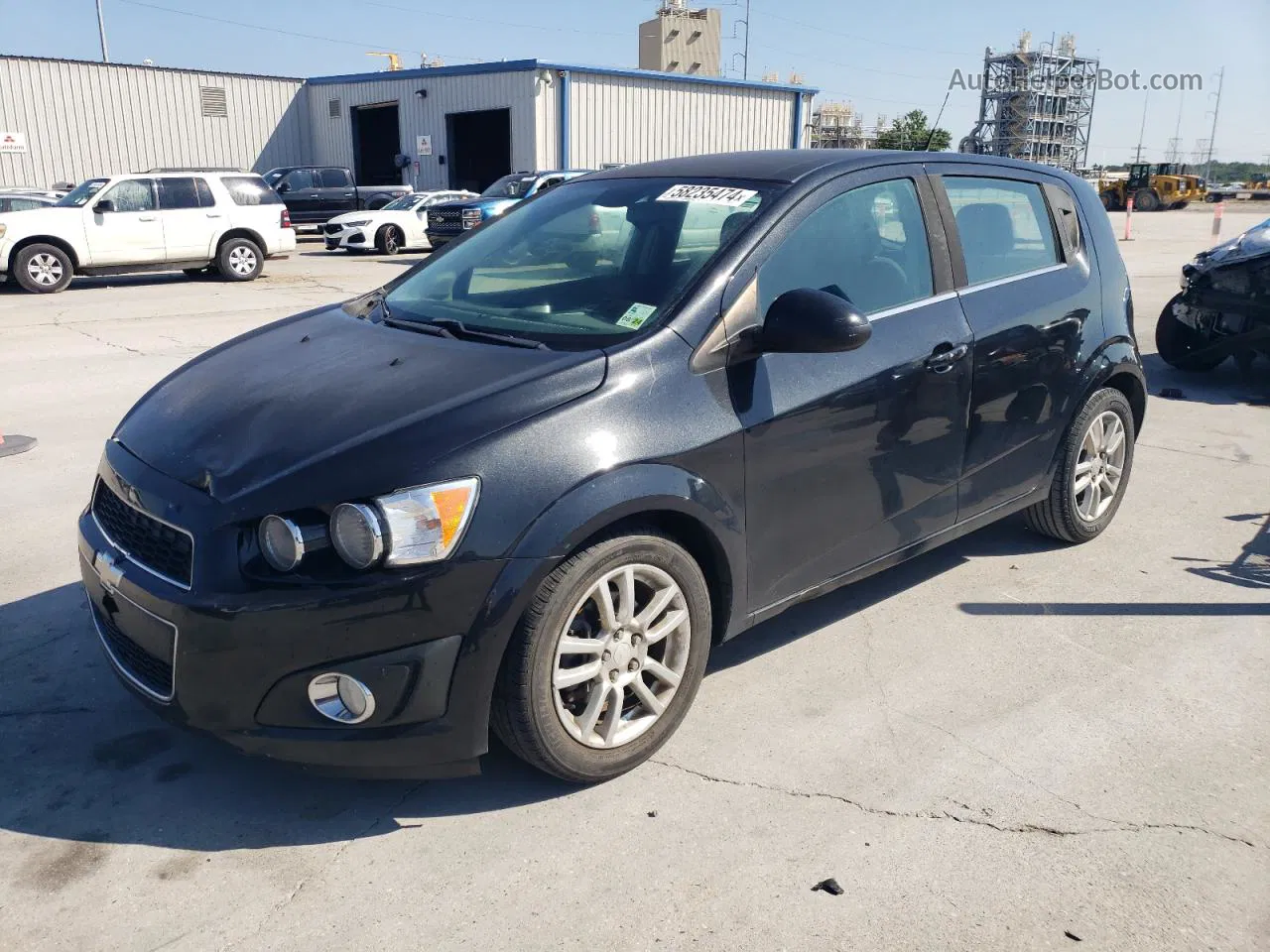 2013 Chevrolet Sonic Lt Black vin: 1G1JC6SH3D4170975