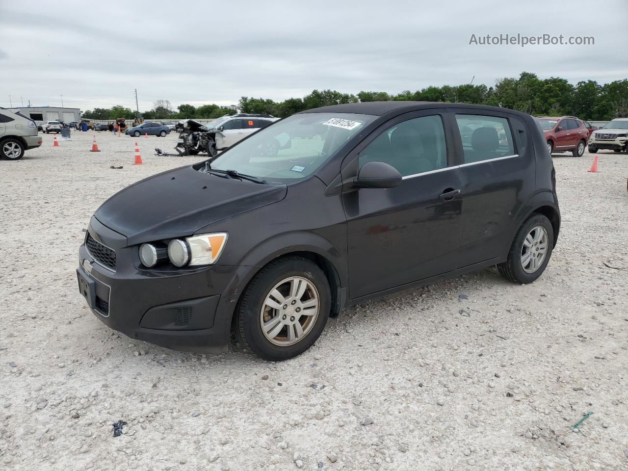 2013 Chevrolet Sonic Lt Black vin: 1G1JC6SH3D4202422