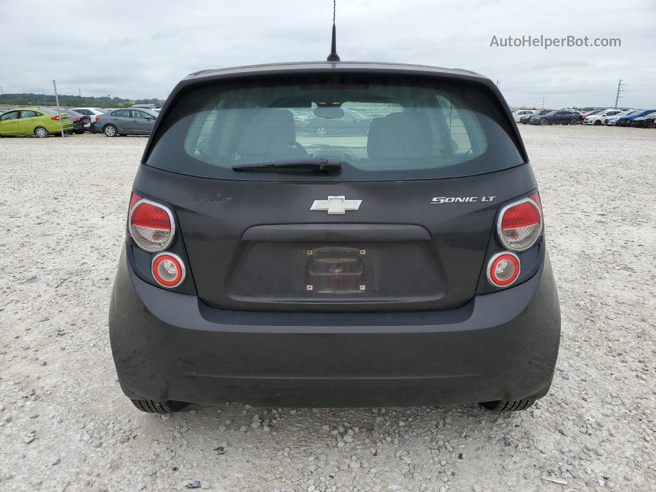 2013 Chevrolet Sonic Lt Black vin: 1G1JC6SH3D4202422