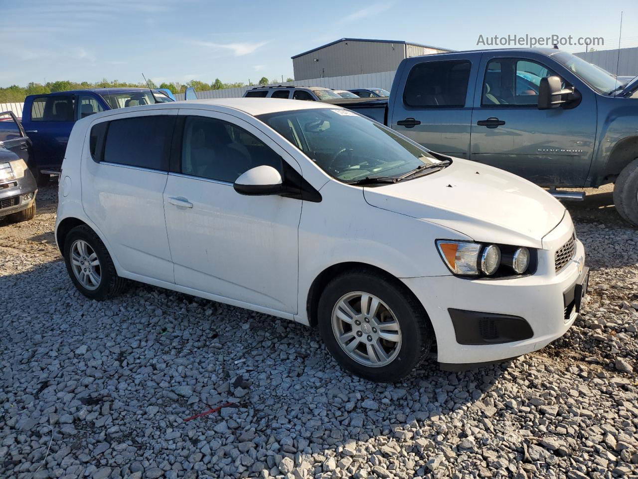 2014 Chevrolet Sonic Lt White vin: 1G1JC6SH3E4194033