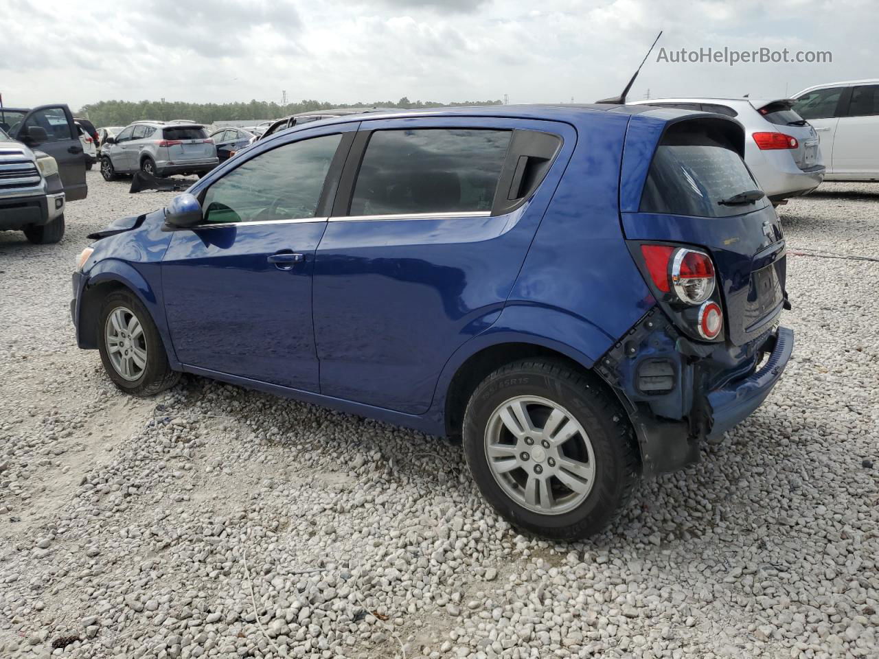 2014 Chevrolet Sonic Lt Blue vin: 1G1JC6SH3E4223515