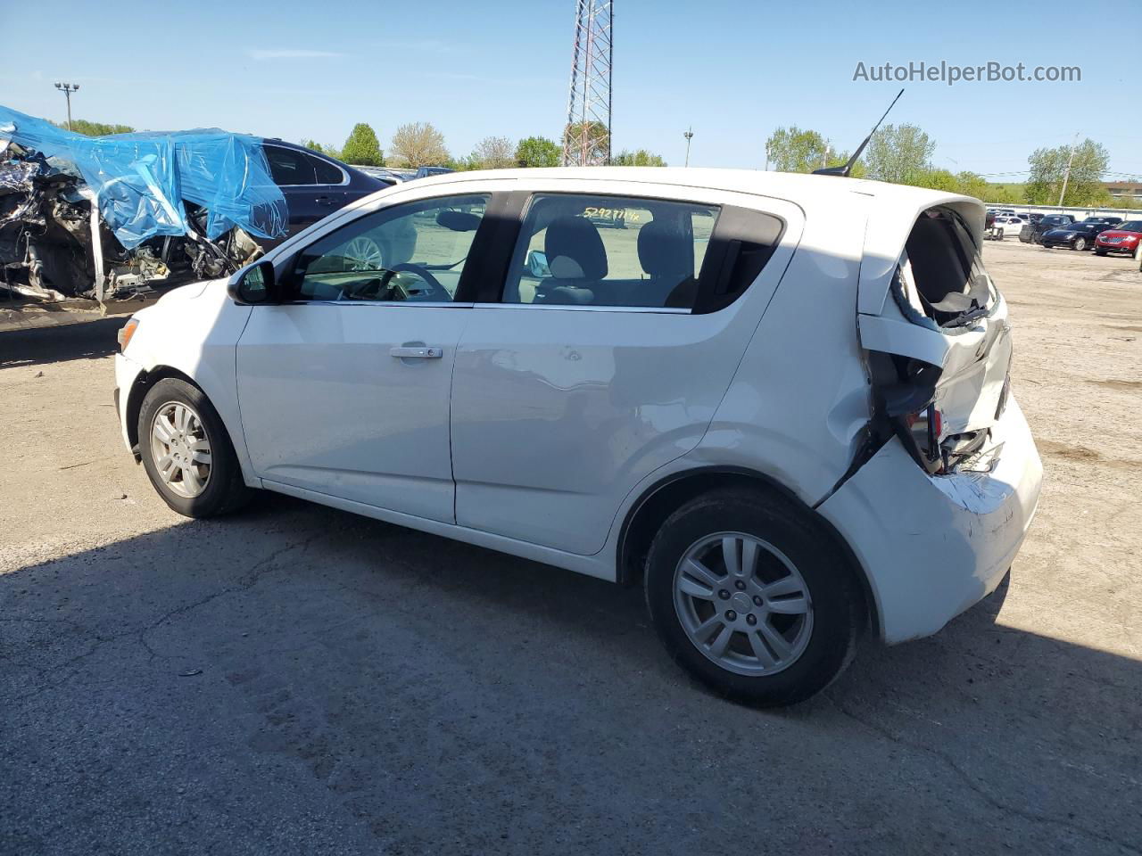 2014 Chevrolet Sonic Lt White vin: 1G1JC6SH3E4227564