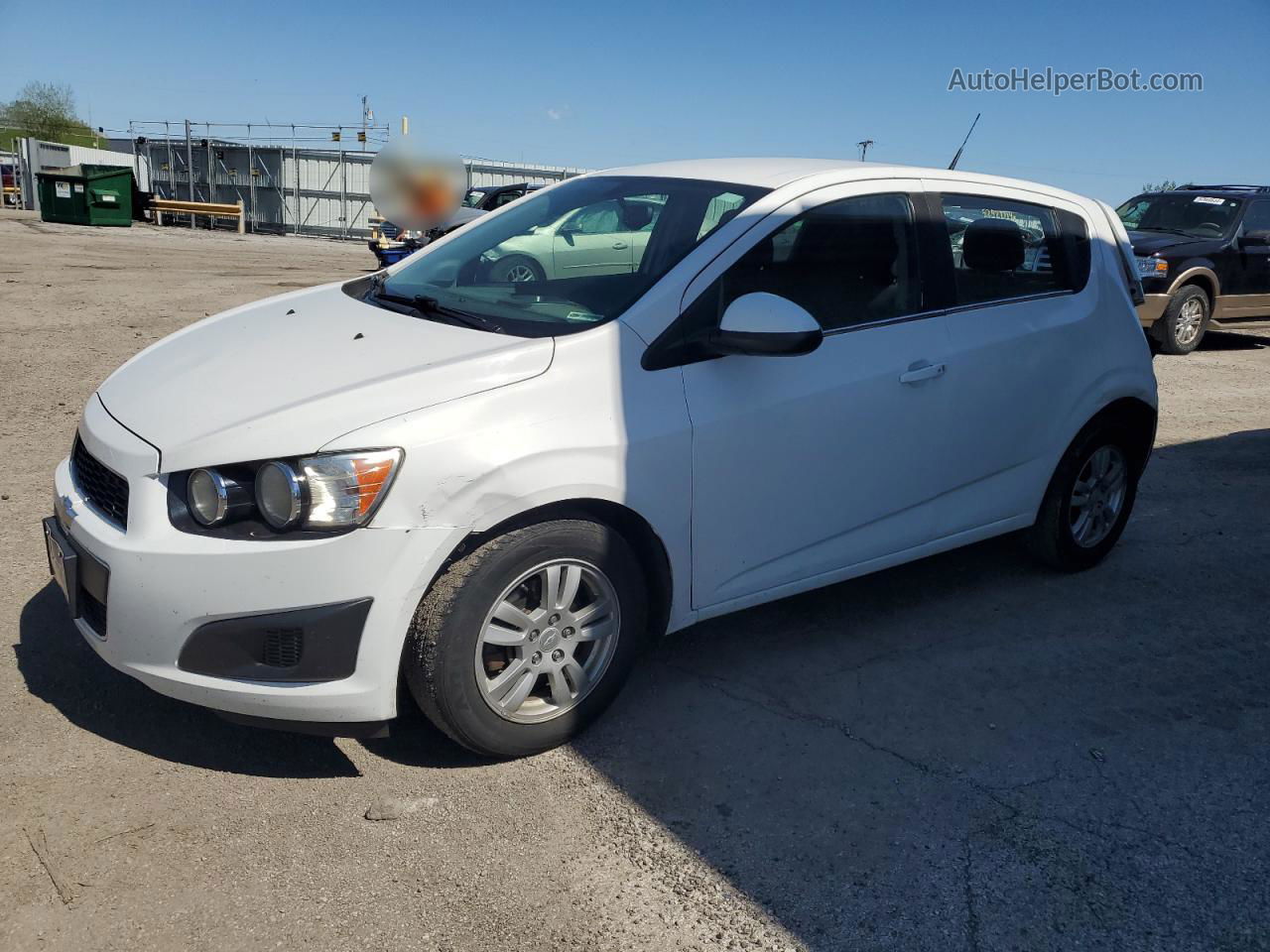 2014 Chevrolet Sonic Lt White vin: 1G1JC6SH3E4227564