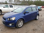 2013 Chevrolet Sonic Lt Blue vin: 1G1JC6SH4D4167910