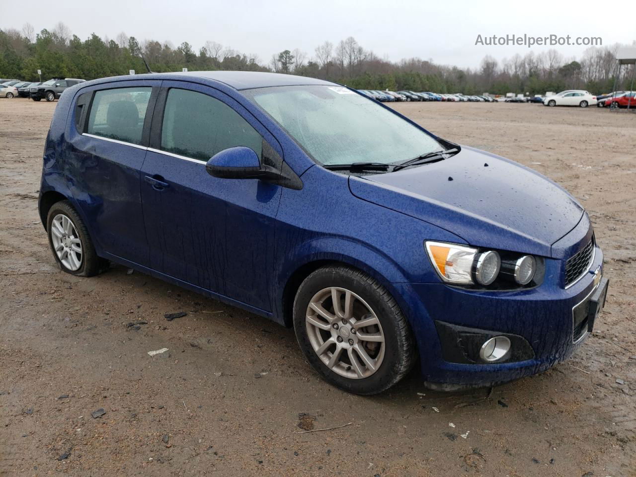 2013 Chevrolet Sonic Lt Blue vin: 1G1JC6SH4D4167910