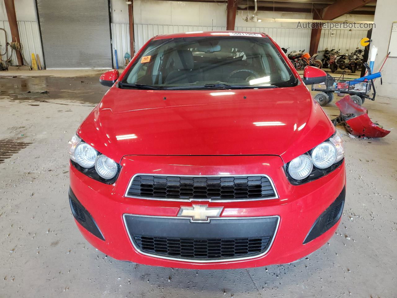 2013 Chevrolet Sonic Lt Red vin: 1G1JC6SH4D4192337