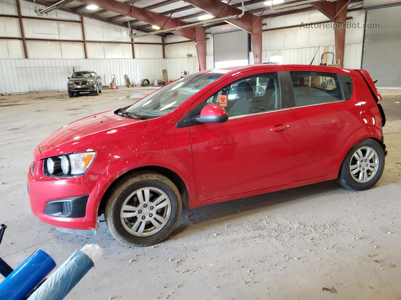 2013 Chevrolet Sonic Lt Red vin: 1G1JC6SH4D4192337