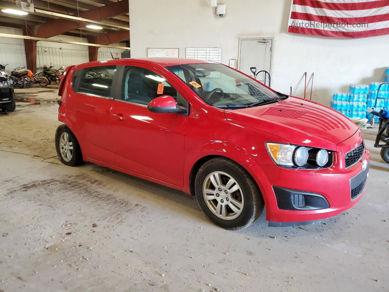 2013 Chevrolet Sonic Lt Red vin: 1G1JC6SH4D4192337