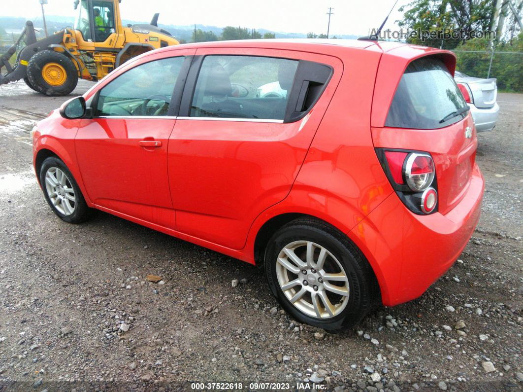 2013 Chevrolet Sonic Lt Orange vin: 1G1JC6SH5D4128095