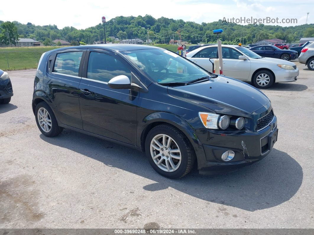 2013 Chevrolet Sonic Lt Auto Black vin: 1G1JC6SH5D4220579