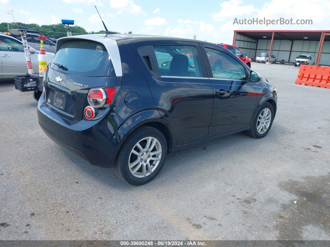 2013 Chevrolet Sonic Lt Auto Black vin: 1G1JC6SH5D4220579