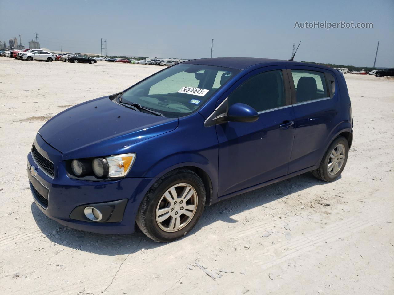 2013 Chevrolet Sonic Lt Blue vin: 1G1JC6SH6D4133399