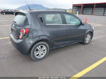 2013 Chevrolet Sonic Lt Auto Gray vin: 1G1JC6SH6D4149425