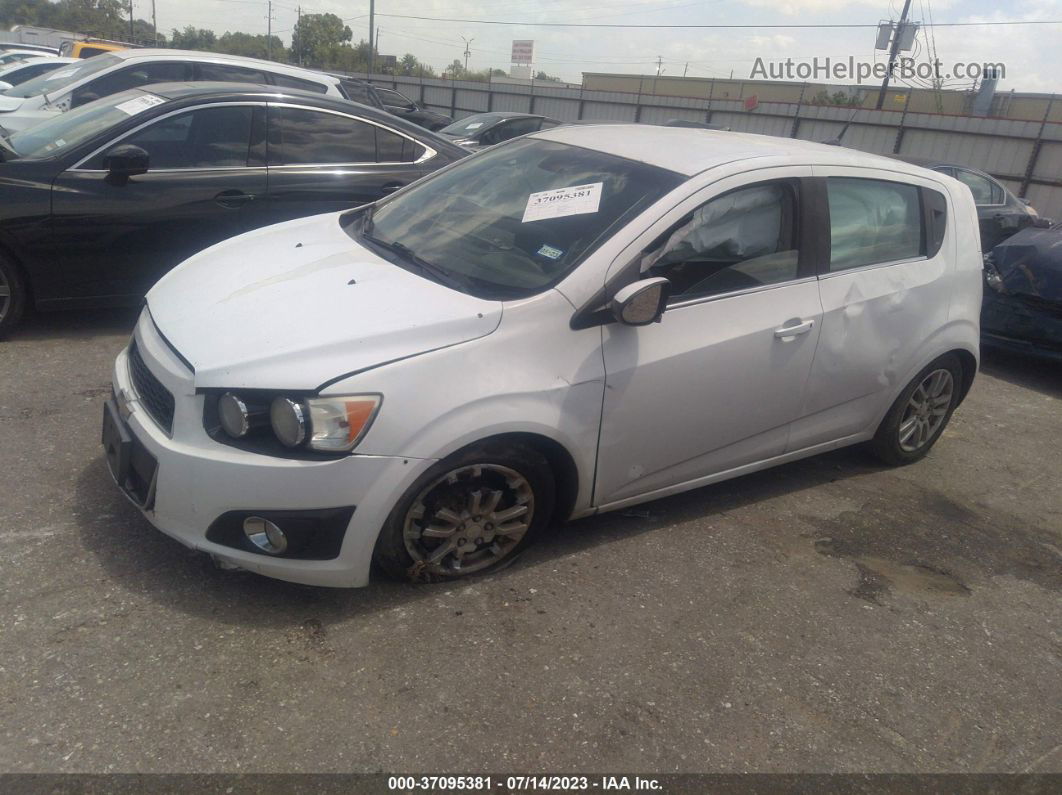 2013 Chevrolet Sonic Lt White vin: 1G1JC6SH6D4251324