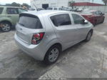 2014 Chevrolet Sonic Lt Silver vin: 1G1JC6SH6E4103045