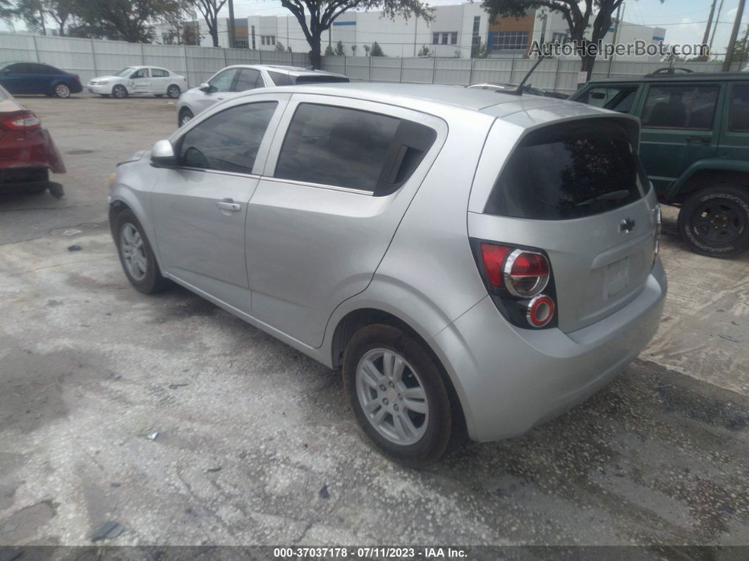 2014 Chevrolet Sonic Lt Silver vin: 1G1JC6SH6E4103045