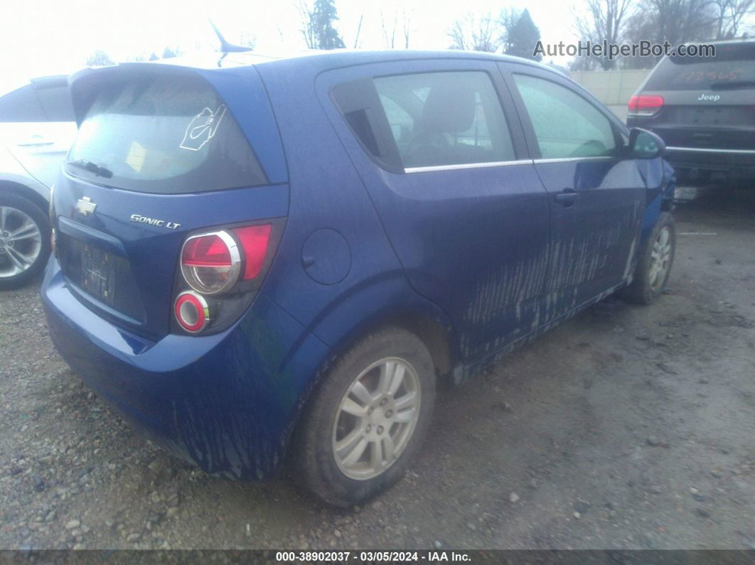 2014 Chevrolet Sonic Lt Blue vin: 1G1JC6SH6E4145926