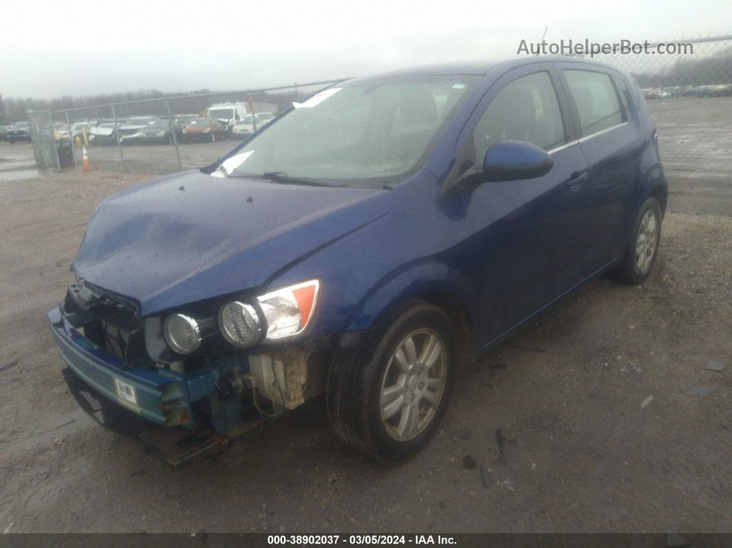 2014 Chevrolet Sonic Lt Blue vin: 1G1JC6SH6E4145926