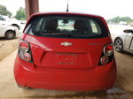 2013 Chevrolet Sonic Lt Red vin: 1G1JC6SH7D4141558