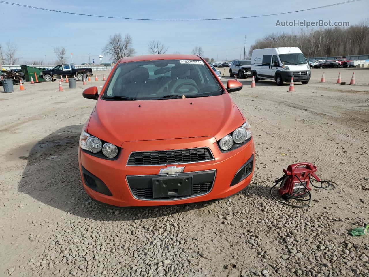 2013 Chevrolet Sonic Lt Orange vin: 1G1JC6SH7D4169487