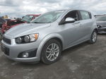 2013 Chevrolet Sonic Lt Silver vin: 1G1JC6SH7D4226464