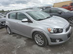 2013 Chevrolet Sonic Lt Silver vin: 1G1JC6SH7D4226464