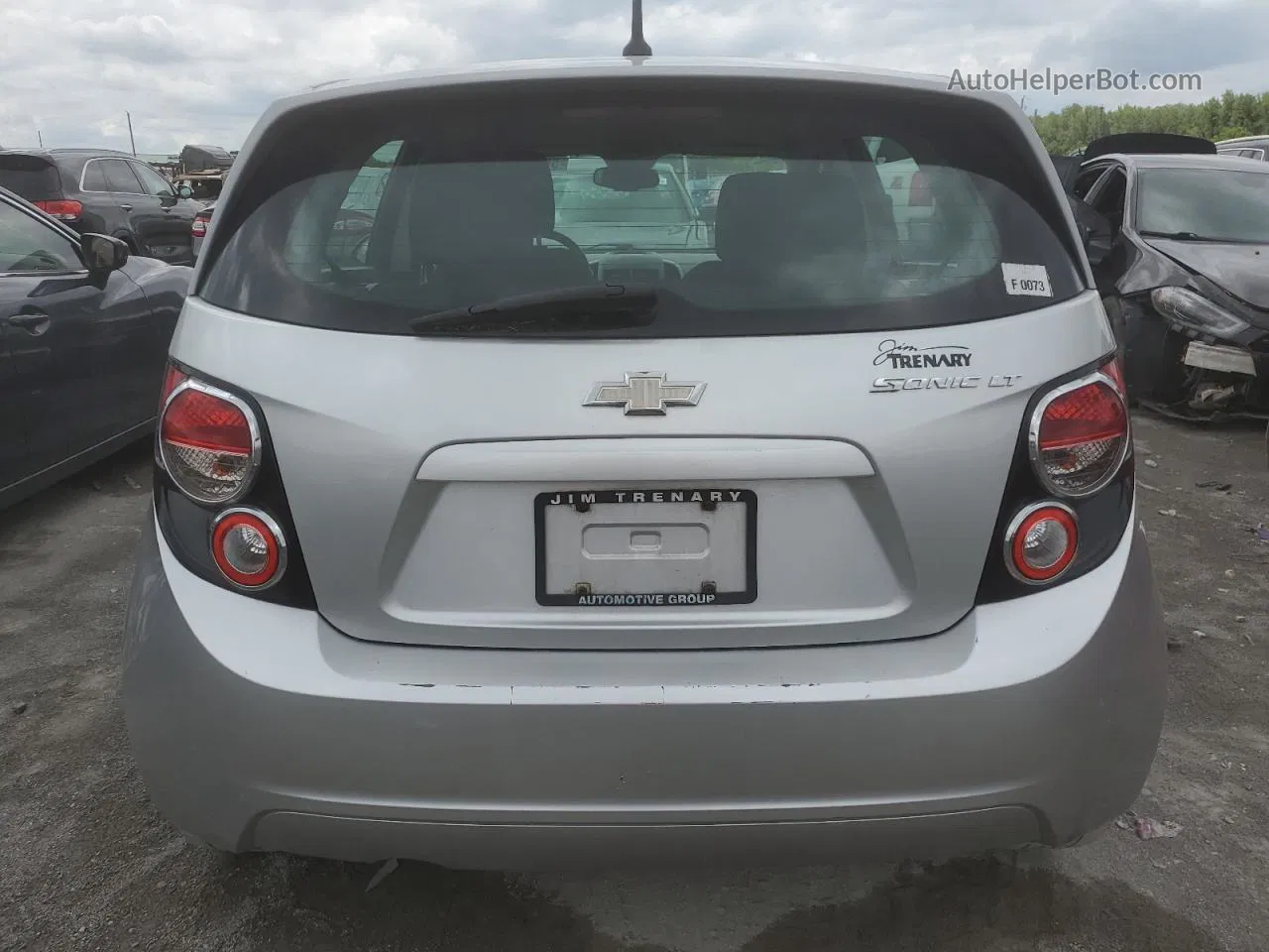 2013 Chevrolet Sonic Lt Silver vin: 1G1JC6SH7D4226464