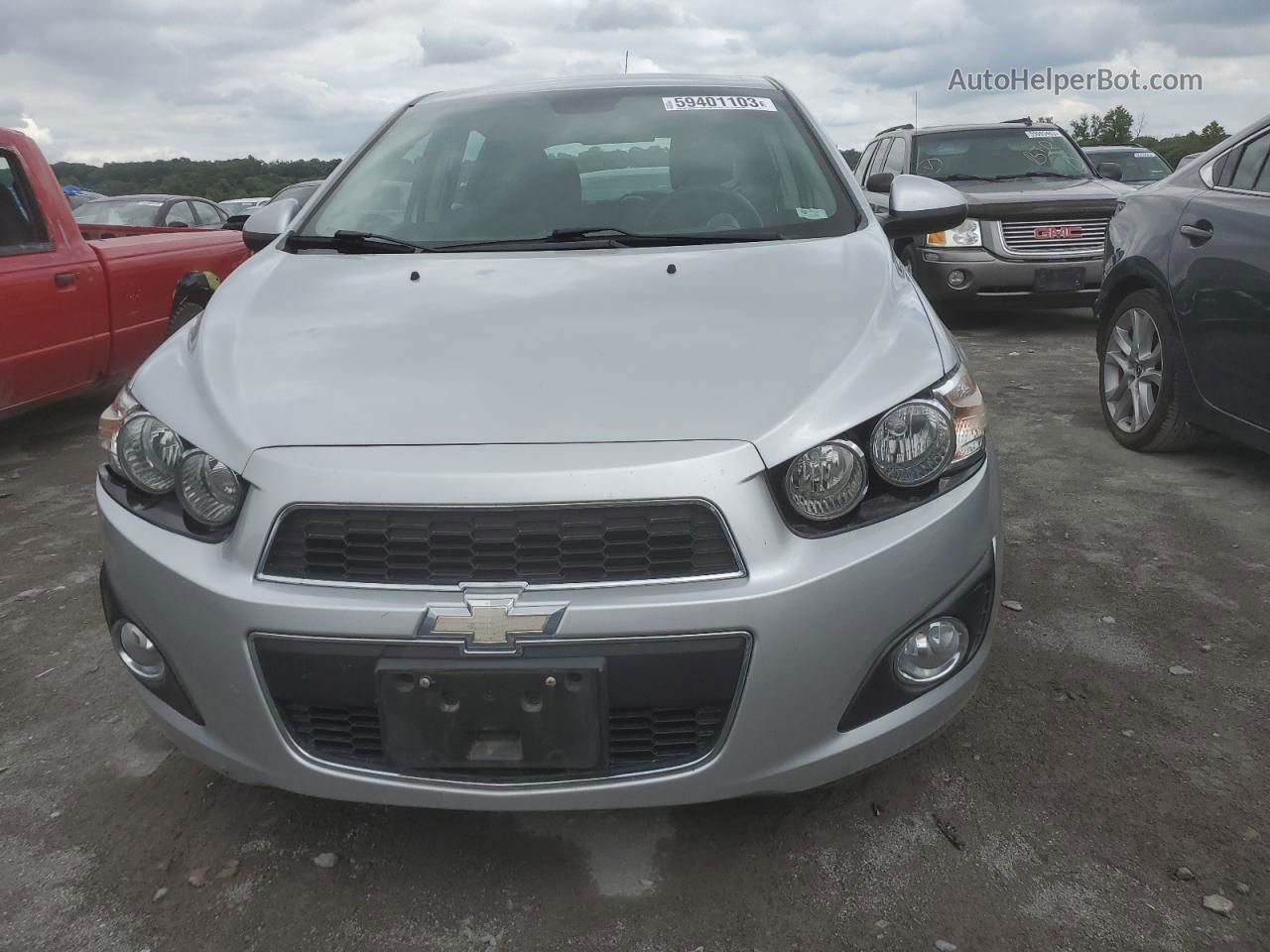 2013 Chevrolet Sonic Lt Silver vin: 1G1JC6SH7D4226464