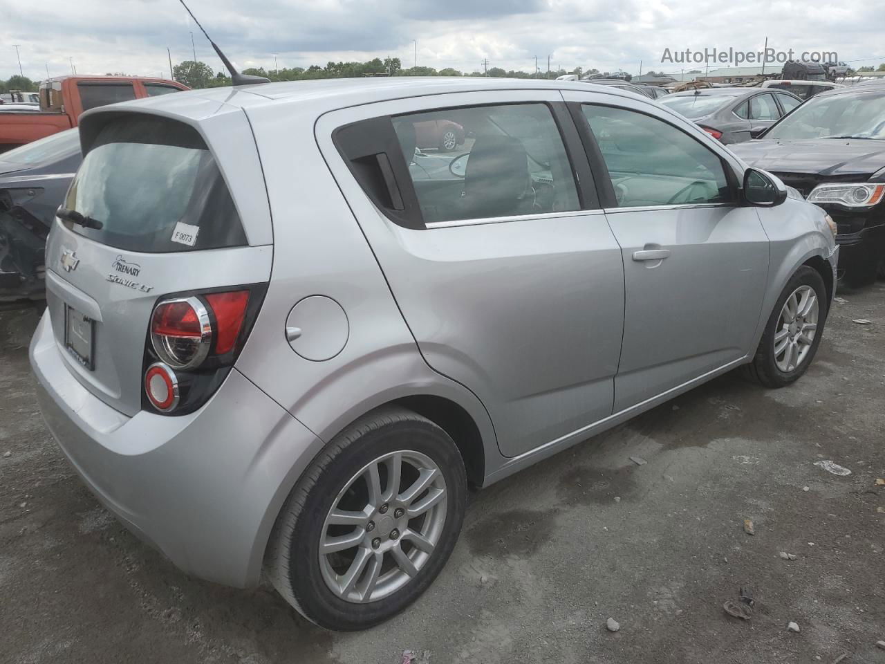 2013 Chevrolet Sonic Lt Silver vin: 1G1JC6SH7D4226464