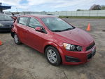 2013 Chevrolet Sonic Lt Red vin: 1G1JC6SH7D4233592