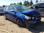 2013 Chevrolet Sonic Lt Blue vin: 1G1JC6SH7D4248206