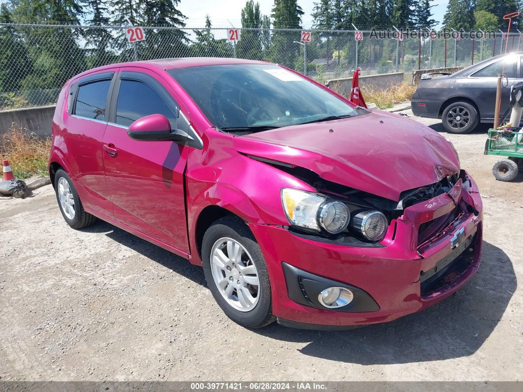 2014 Chevrolet Sonic Lt Auto Purple vin: 1G1JC6SH7E4127628