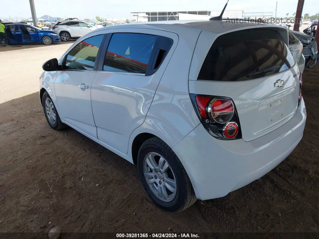 2013 Chevrolet Sonic Lt Auto White vin: 1G1JC6SH8D4116359