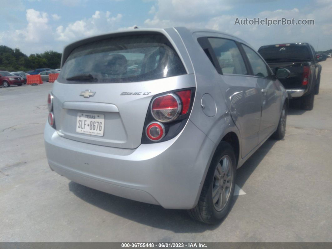 2013 Chevrolet Sonic Lt Silver vin: 1G1JC6SH8D4137194