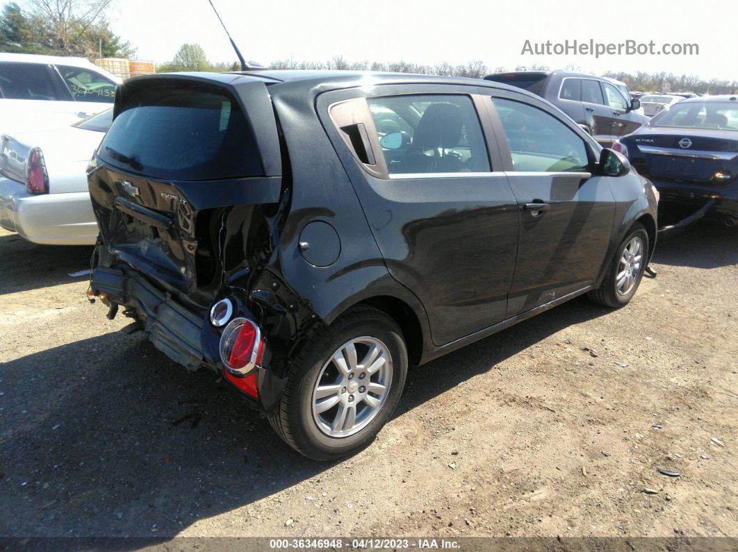 2014 Chevrolet Sonic Lt Black vin: 1G1JC6SH8E4219119