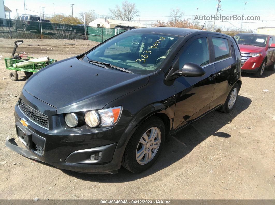 2014 Chevrolet Sonic Lt Black vin: 1G1JC6SH8E4219119