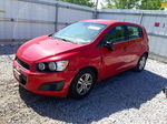 2013 Chevrolet Sonic Lt Red vin: 1G1JC6SH9D4122896