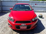 2013 Chevrolet Sonic Lt Red vin: 1G1JC6SH9D4122896