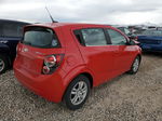 2013 Chevrolet Sonic Lt Red vin: 1G1JC6SH9D4189630