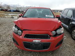 2013 Chevrolet Sonic Lt Red vin: 1G1JC6SH9D4189630