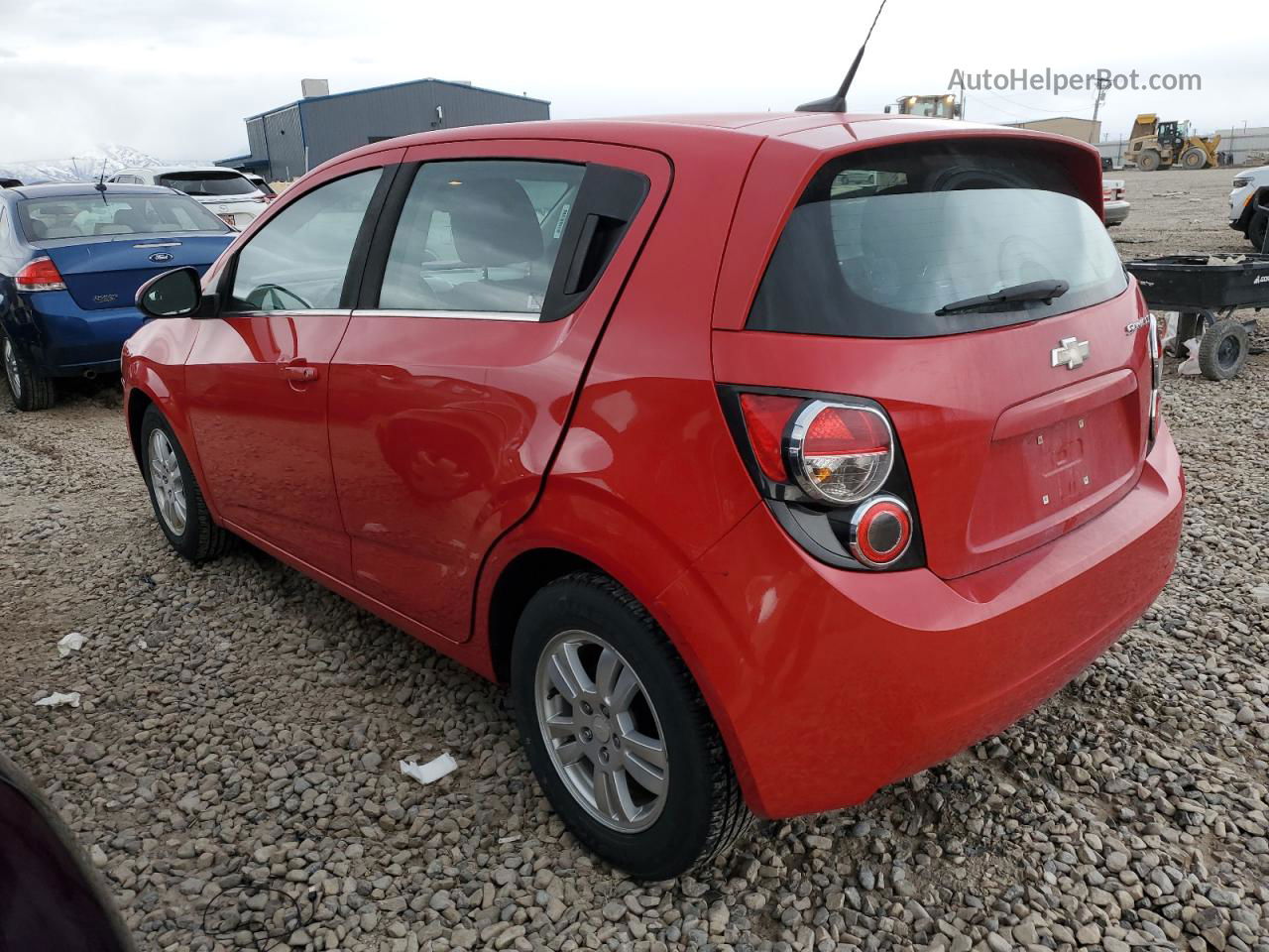 2013 Chevrolet Sonic Lt Red vin: 1G1JC6SH9D4189630