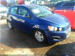 2013 Chevrolet Sonic Lt Blue vin: 1G1JC6SH9D4247350
