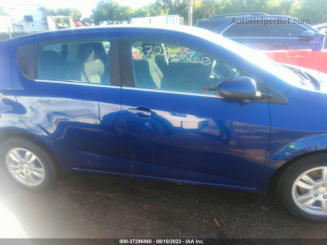 2013 Chevrolet Sonic Lt Blue vin: 1G1JC6SH9D4247350