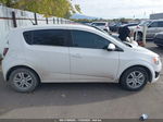 2014 Chevrolet Sonic Lt Auto Белый vin: 1G1JC6SH9E4145015