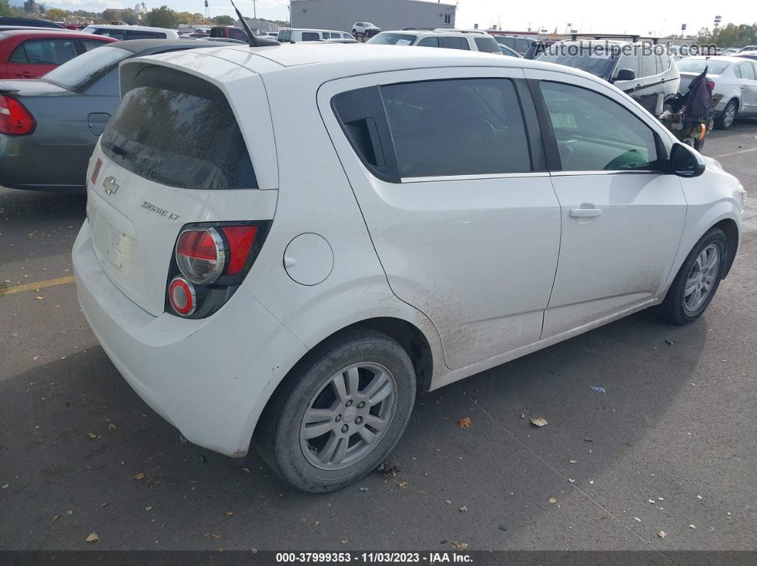 2014 Chevrolet Sonic Lt Auto White vin: 1G1JC6SH9E4145015