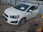 2014 Chevrolet Sonic Lt Auto White vin: 1G1JC6SH9E4145015