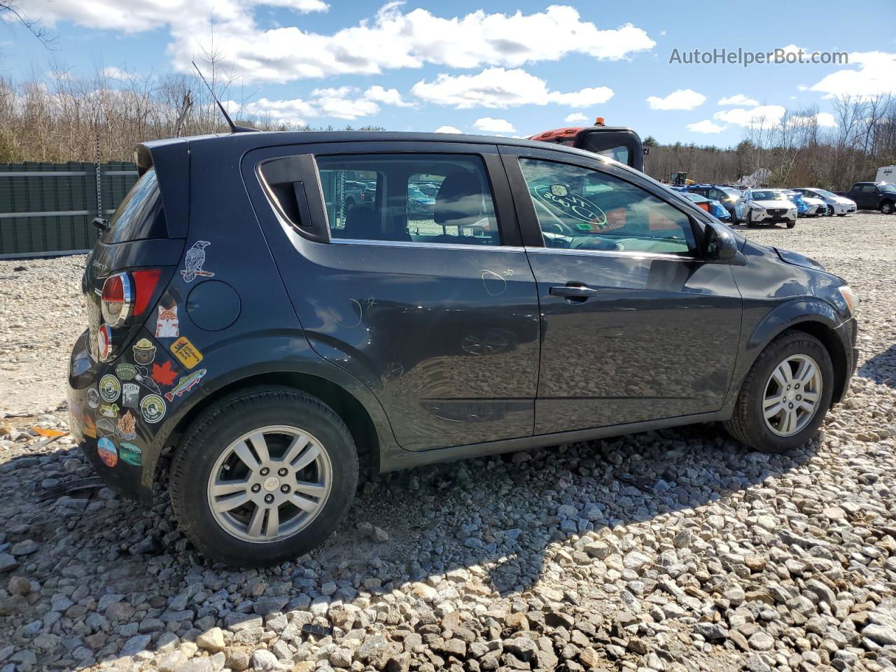 2014 Chevrolet Sonic Lt Gray vin: 1G1JC6SH9E4224944